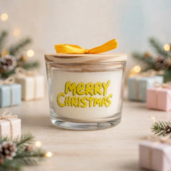 Vela Aromática no Copo Personalizada Natal Os Simpsons - Trabalhamos com outros temas - Informar  tema no chat