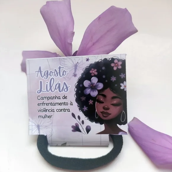 Tag com Xuxinha Agosto Lilás