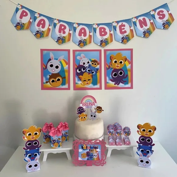 Kit Mesversário Bolofofo Personalizados - Só Um Bolinho