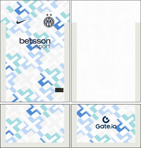 Arte Vetor Camisa Inter Milan Visita 25-26