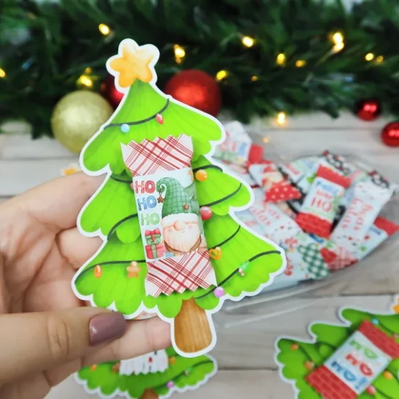 Card com Bala Natal