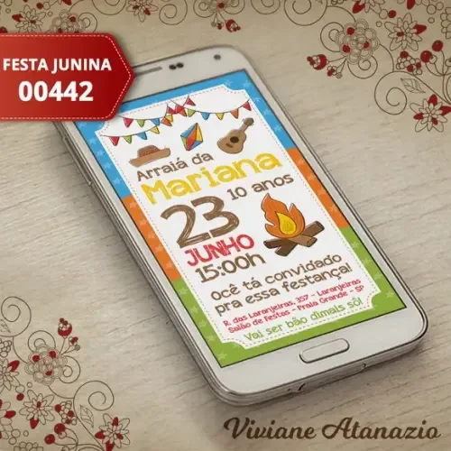 Convite Digital Festa Junina - 00442