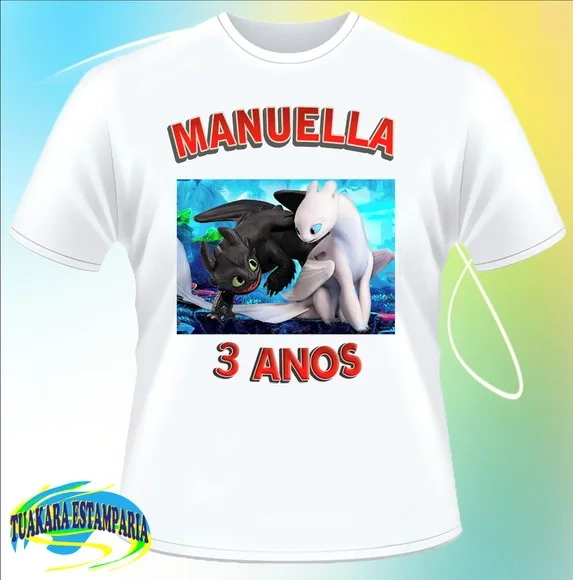 Camiseta Como Treinar O Seu Dragão 3