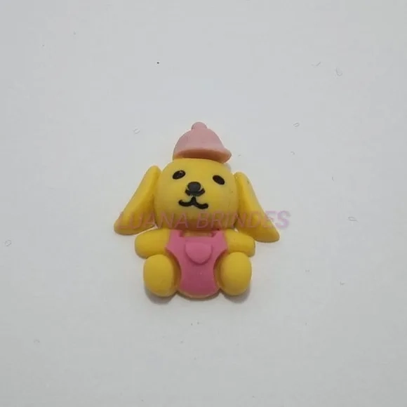 Aplique de Cachorrinho em Resina - pct c/12 unidade