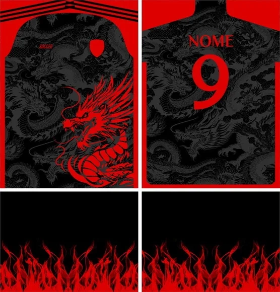 Arte Vetor Camisa Interclasse Dragão Mod-787