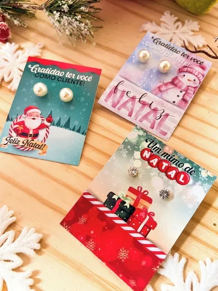 Tag com Brinco Natal