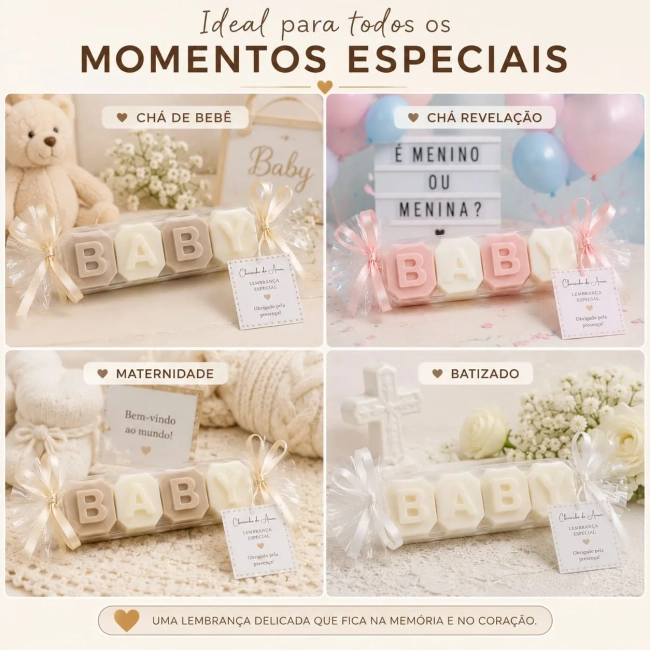 Sabonete Alfabeto 4 letras