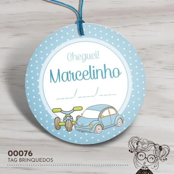 Tag Redonda Brinquedos - 00076