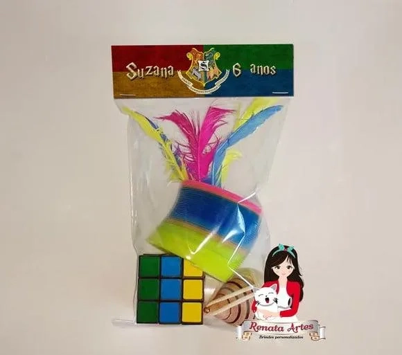 Kit Personalizado Brinquedos Retrô Bandeiras Harry Potter