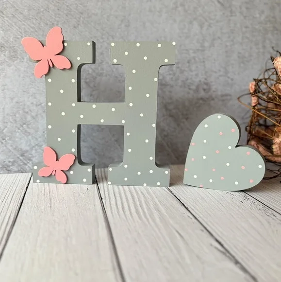 Iniciais do Nome Decoração Bebê