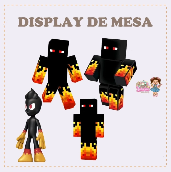 Kit Festa Só Um Bolinho ATHOS MINECRAFT - Decoração de Festa