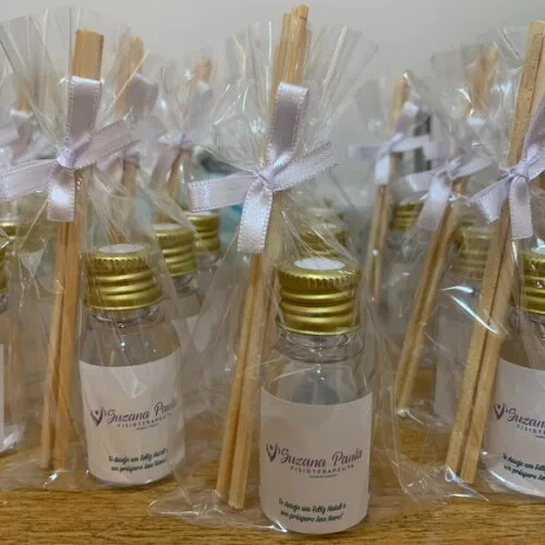Brinde Janeiro Branco Mini Aromatizador com Logo