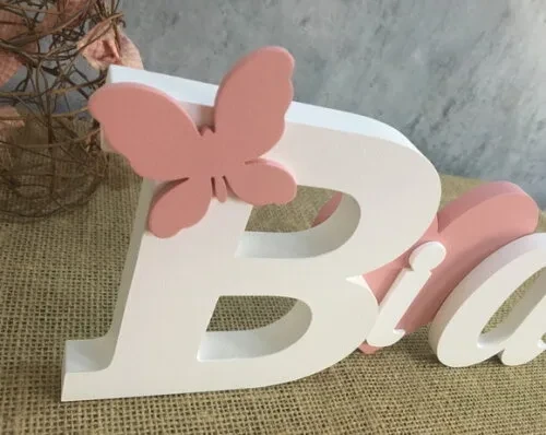 Letras Decorativas - Nomes - Coração
