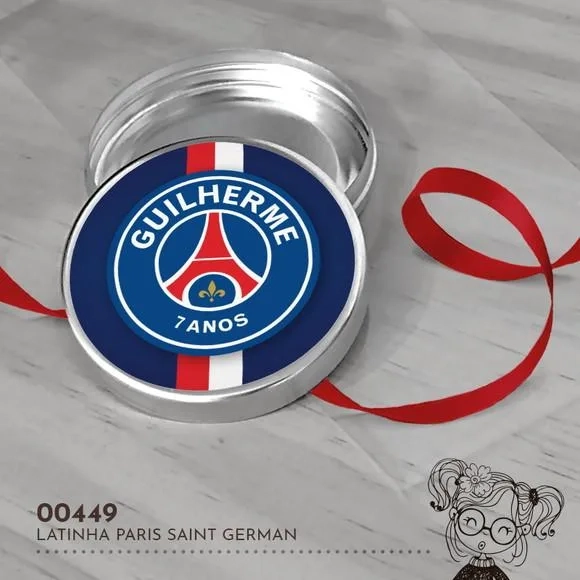 Latinha Adesivada Paris Saint German - 00449