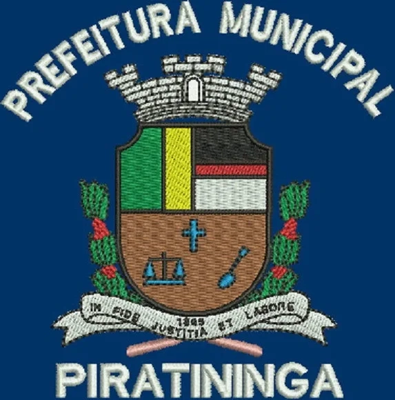 Matriz de Bordado Brasão Prefeitura Piratininga Sp