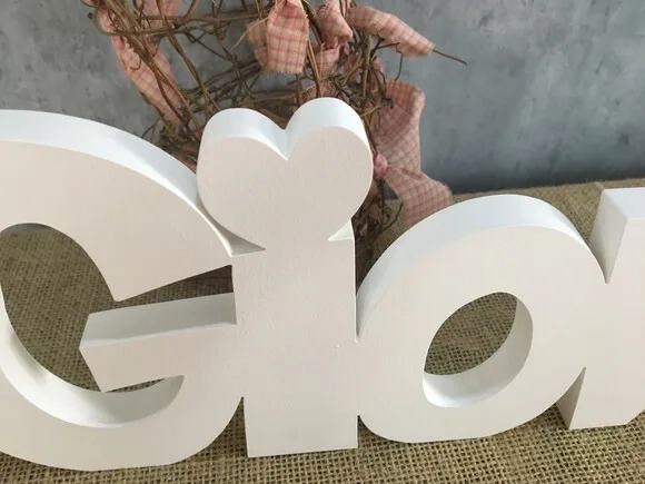 Letras Decorativas em MDF Linha CH