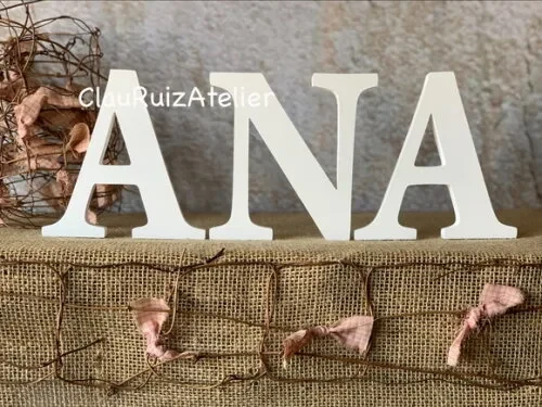 Letras de MDF -Nomes Letras de Forma
