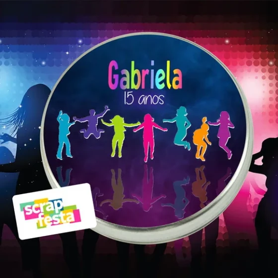Latinhas Personalizadas Festa Balada Neon Trampolim