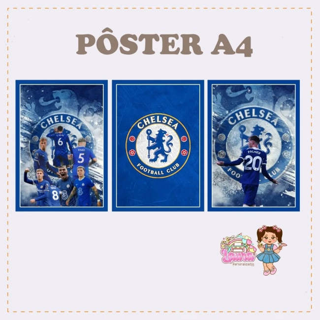 Kit Festa Só Um Bolinho CHELSEA - Decoração de Festa