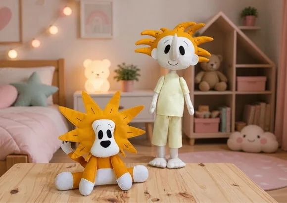Palavra Cantada Menino Leãozinho - Boneco Personalizado Felt