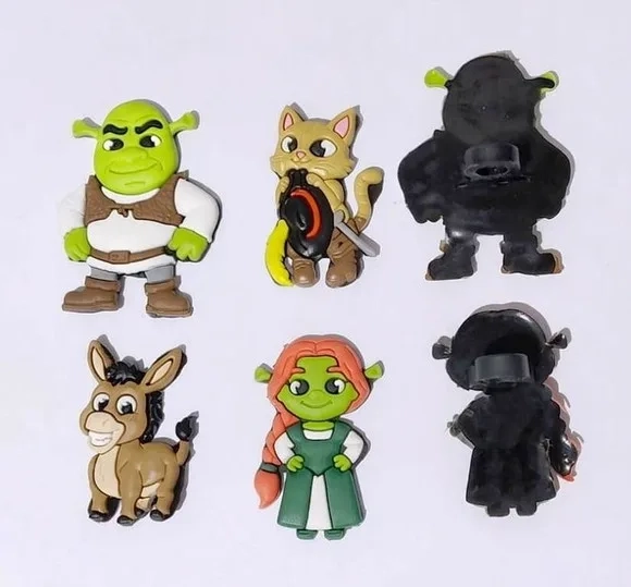 Ponteira P/lápis Turma do Shrek Emborrachado - 8 Unidades