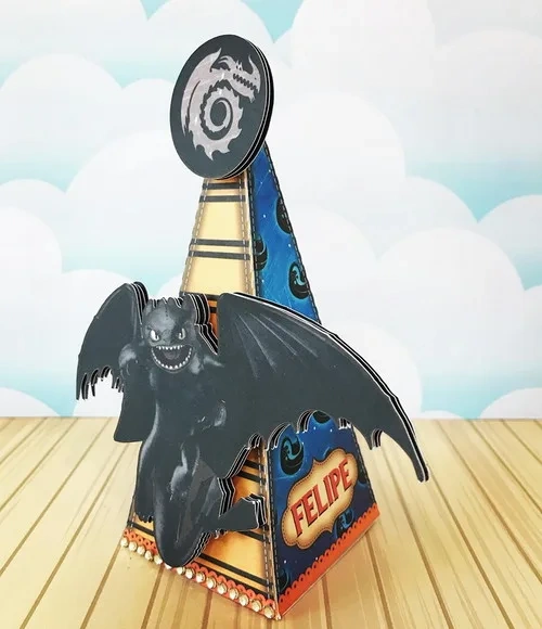 Kit 60 Lembrancinhas Como Treinar Seu Dragão