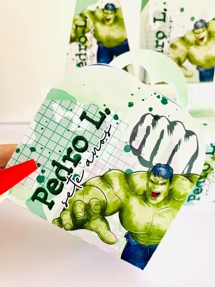 Kit 30 Lembrancinhas Hulk