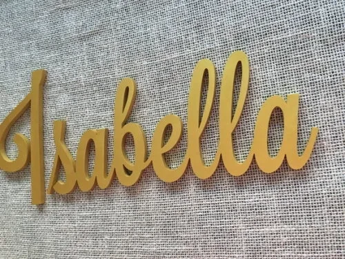 Letras Decorativas Nome De Parede