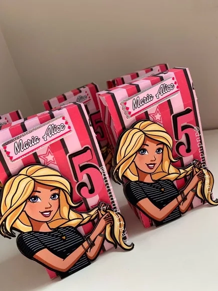 Kit 60 Lembrancinhas Barbie