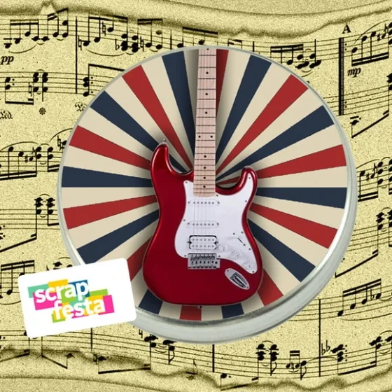 Latinhas Personalizadas Festa Rock'n Roll