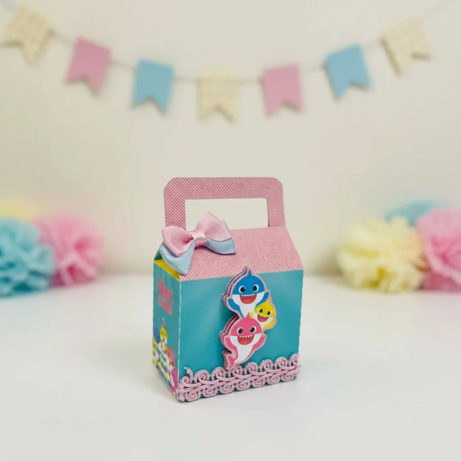 Kit Festa Babyshark Rosa