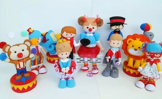 Circo em Feltro - Kit