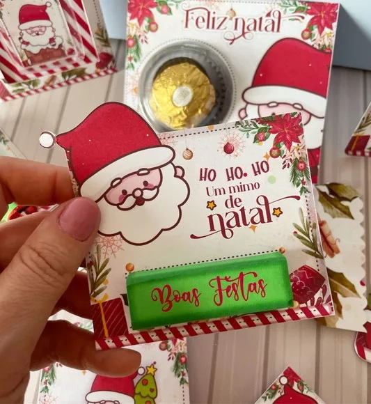 Card com Bis Natal