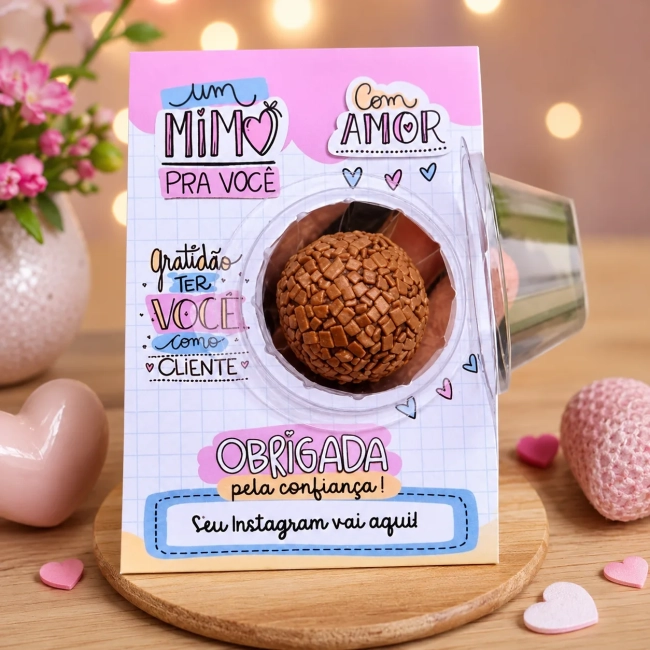 Arquivo de corte digital- Cartão Brigadeiro