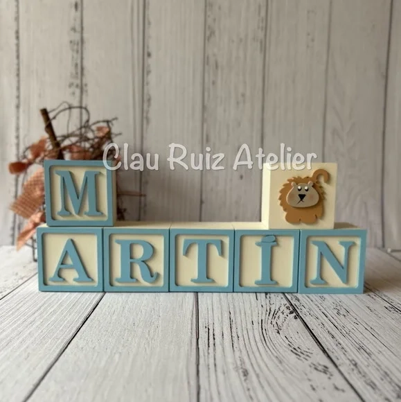 Safari Cubos 6x6cmts - Decoração Bebè