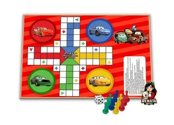 Jogo de Ludo Personalizado Carros