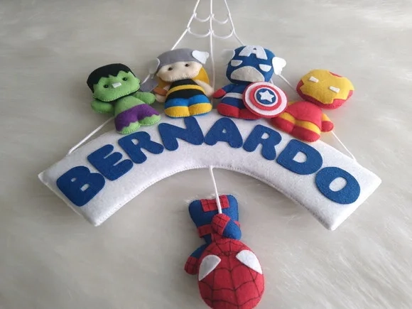 Porta Maternidade Super Heróis Toy
