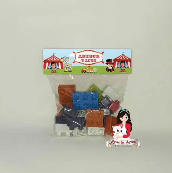 Blocos de Montar Personalizado Circo