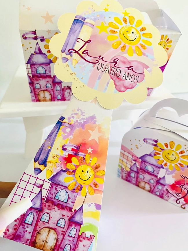 Kit Lembrancinha Aquarela