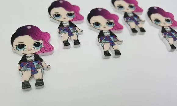 Pingente LOL Rocker em Acrílico UV de 4cm