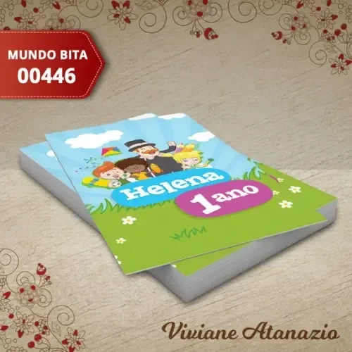 Adesivo Tubete Mundo Bita - 00446