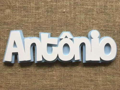Letras Decorativas Sobreposição- Nome De Parede