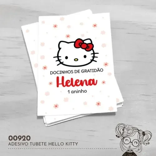 Adesivo Tubete Hello Kitty - 00920