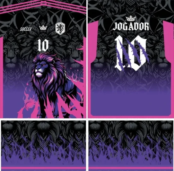 Arte Vetor Camisa Interclasse Leão 332