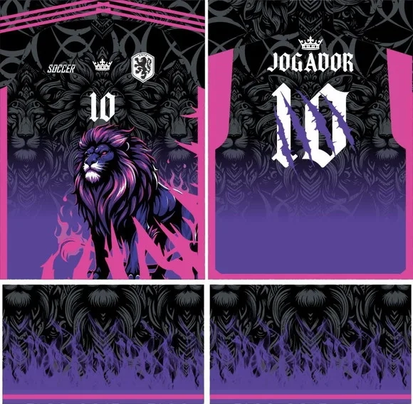 Arte Vetor Camisa Interclasse Leão 332