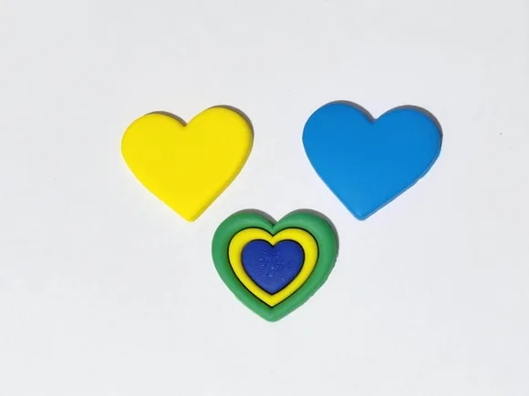 Aplique Brasil Copa do Mundo Emborrachado Pct com 6 Unidades
