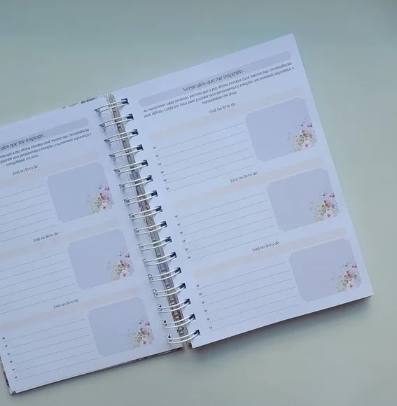 Caderno Devocional Capa Personalizada com Nome