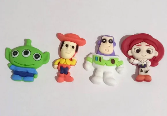 Aplique Toy Story Emborrachado - 6 Unidades