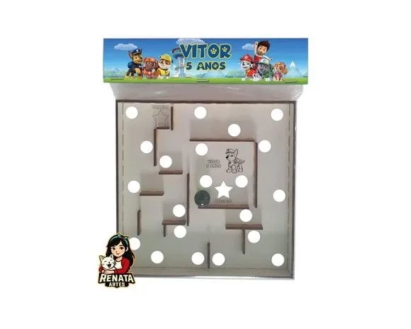 Labirinto Personalizado Lembrancinha Patrulha Canina