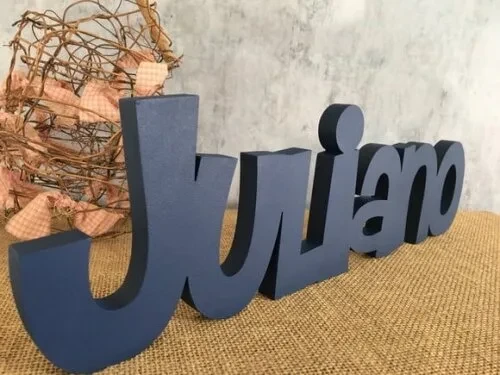 Letras de MDF -Nomes Linha CH